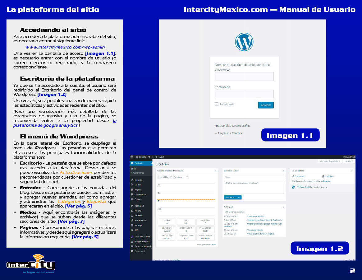 Manual de Usuario para sitio web en Wordpress (imagen 1)